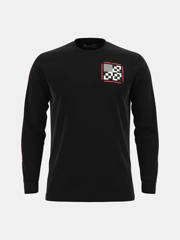 Under Armour Muška majica kratkih rukava Under Armour UA GEO PRINT LS-BLK