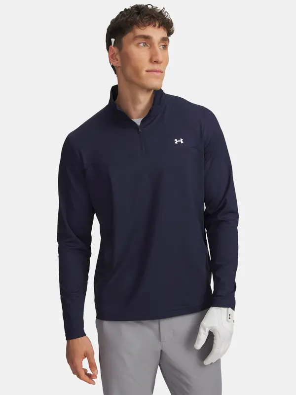 Under Armour Muška majica kratkih rukava Under Armour UA T2G 1/4 Zip - PLAVA