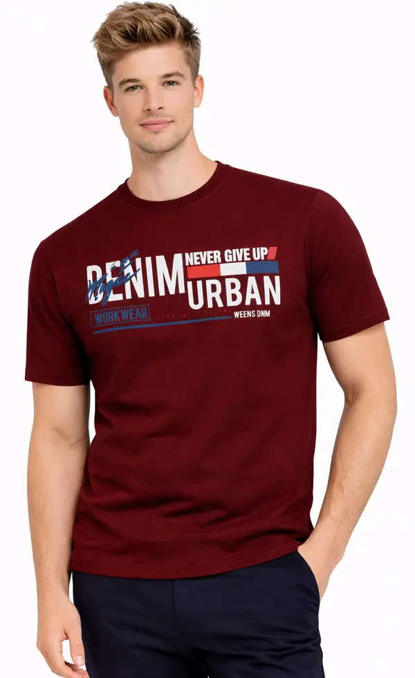 JUMPER Muška majica s kapuljačom - bordo