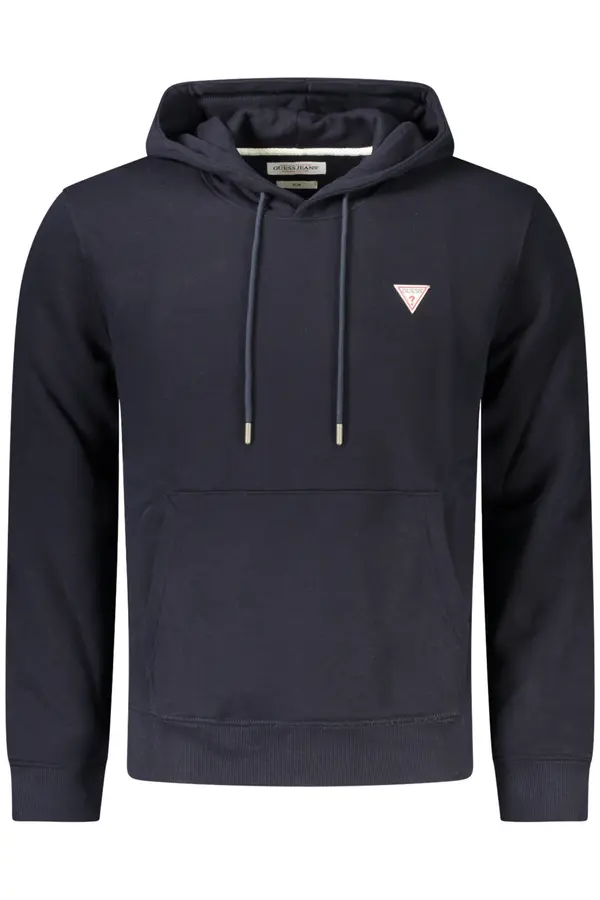GUESS JEANS Muška majica s kapuljačom GUESS JEANS plave boje