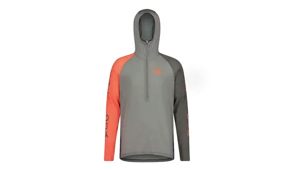 Maloja Muška majica s kapuljačom Maloja Born Grey