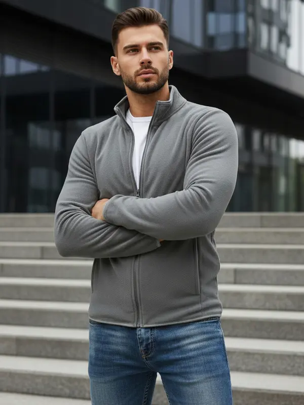 DStreet Muška majica s patentnim zatvaračem Dstreet