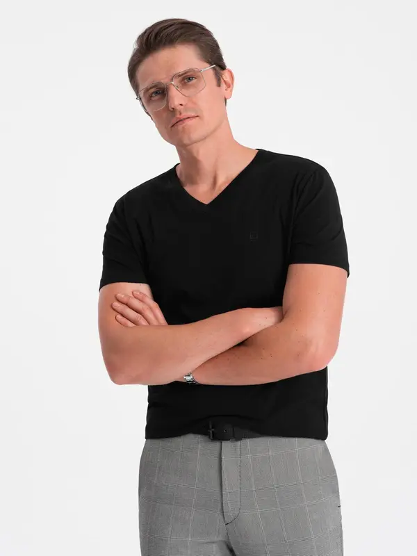 Ombre Muška majica s V-izrezom