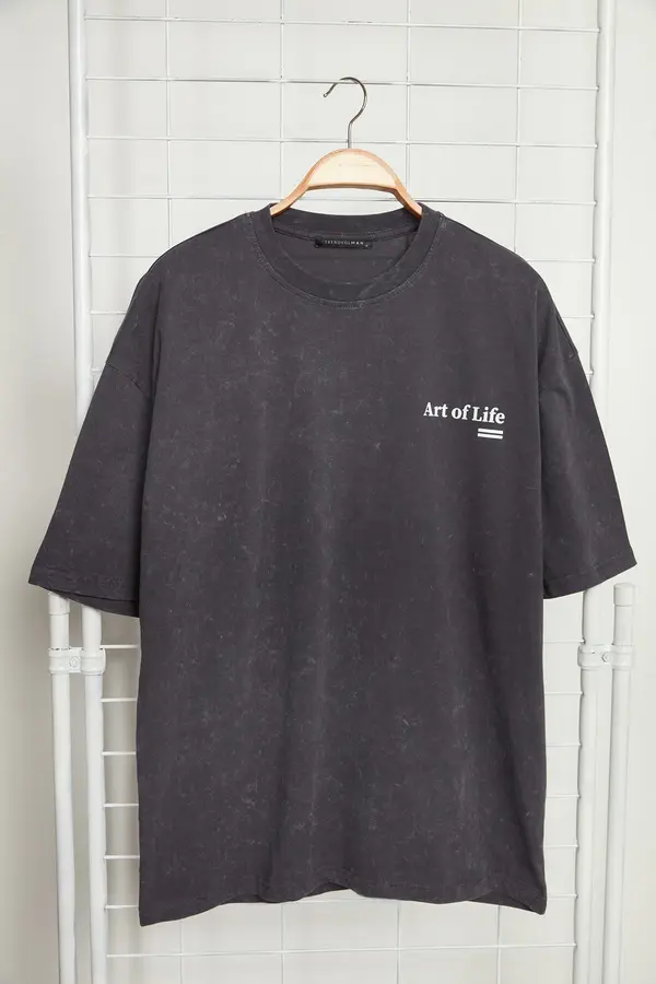 Trendyol Muška majica Trendyol Oversized