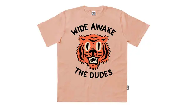 The Dudes Muška narančasta majica kratkih rukava The Dudes Wide Awake Classic
