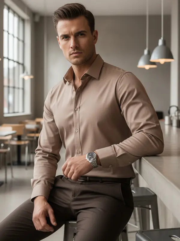 DStreet Muška obična slim fit košulja
