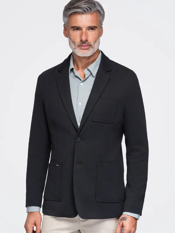 Ombre Muška Ombre slim fit jakna