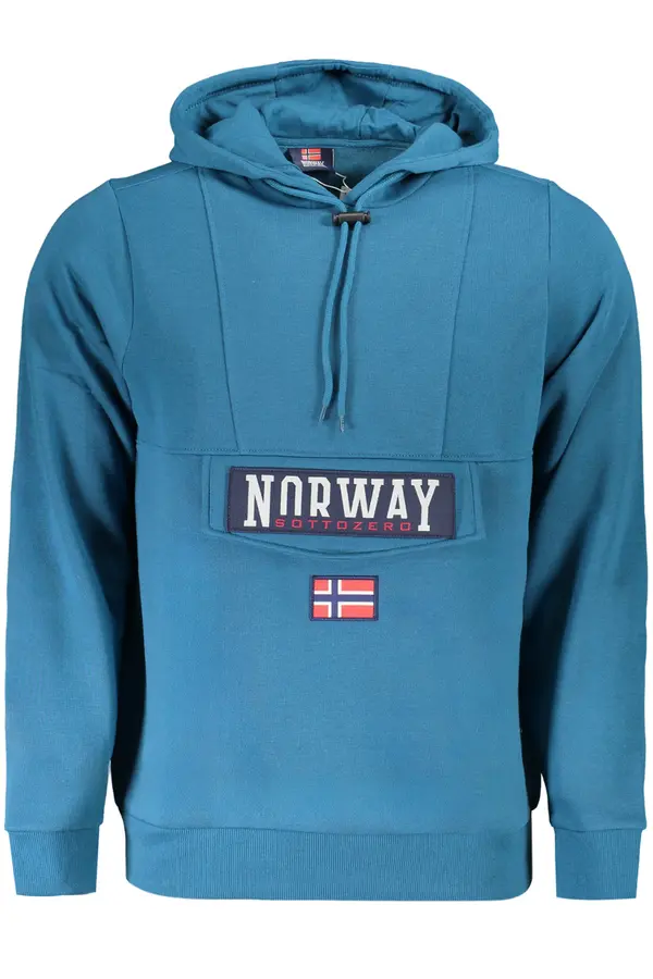 NORWAY 1963 Muška plava majica s kapuljačom Norveška 1963