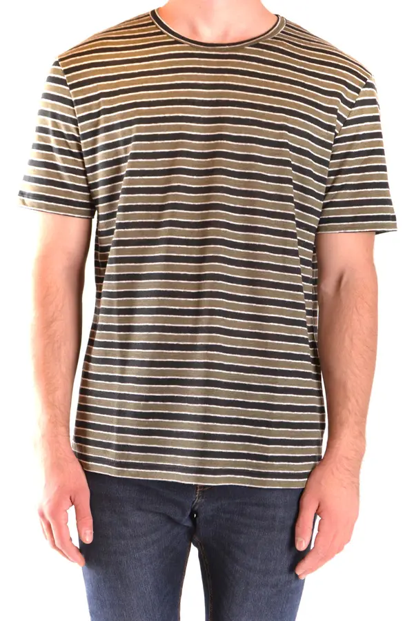 Paolo Pecora Muška prugasta majica kratkih rukava Paolo Pecora