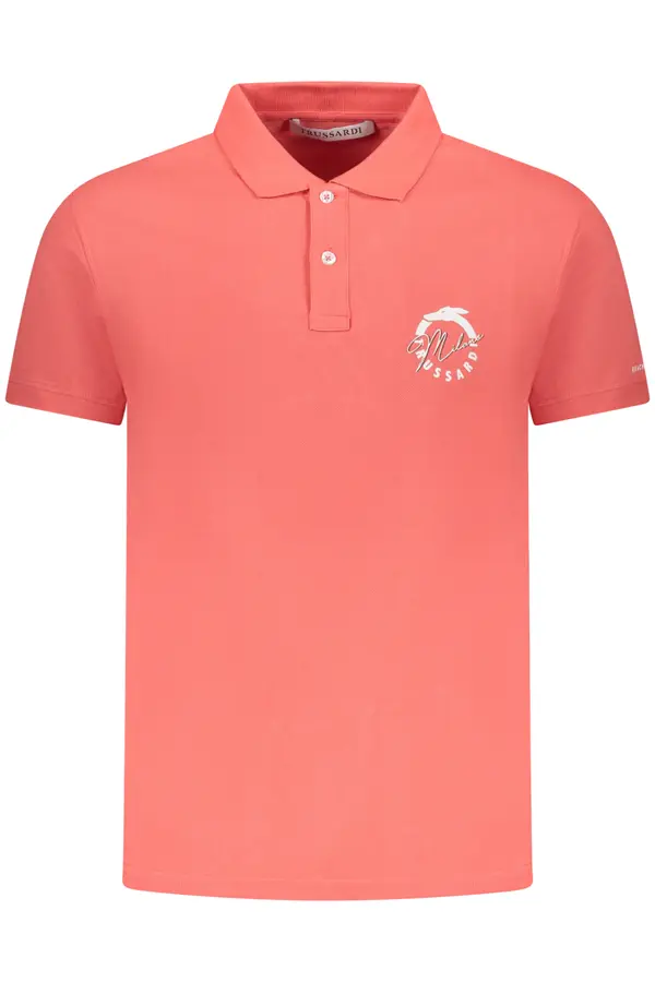 Trussardi Muška ružičasta polo majica Trussardi
