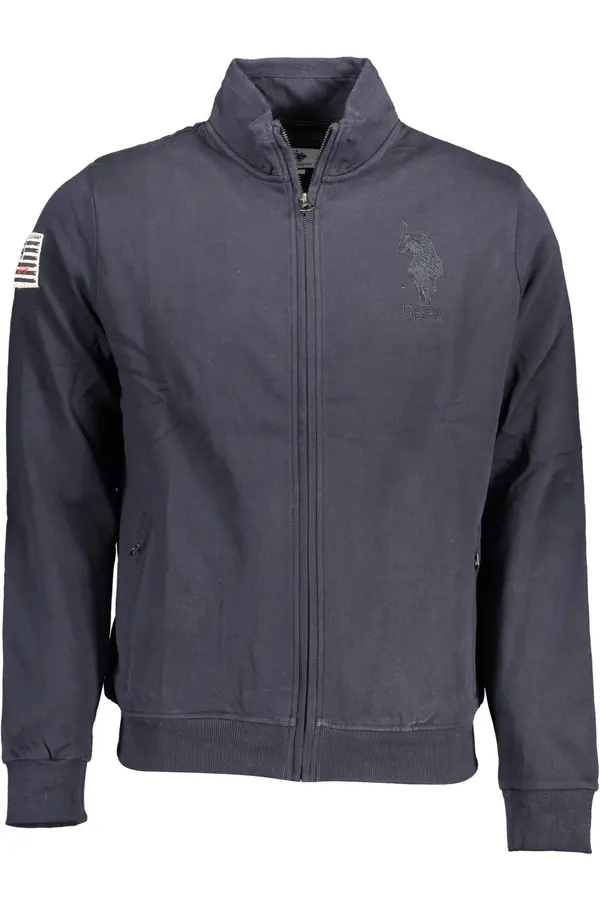 U.S. Polo Assn. Muška US Polo majica s patentnim zatvaračem plave boje