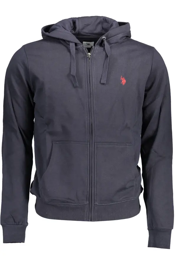US Polo Assn Muška US Polo majica s patentnim zatvaračem plave boje