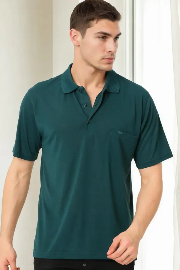 dewberry Muška zelena polo majica boje Dewberry