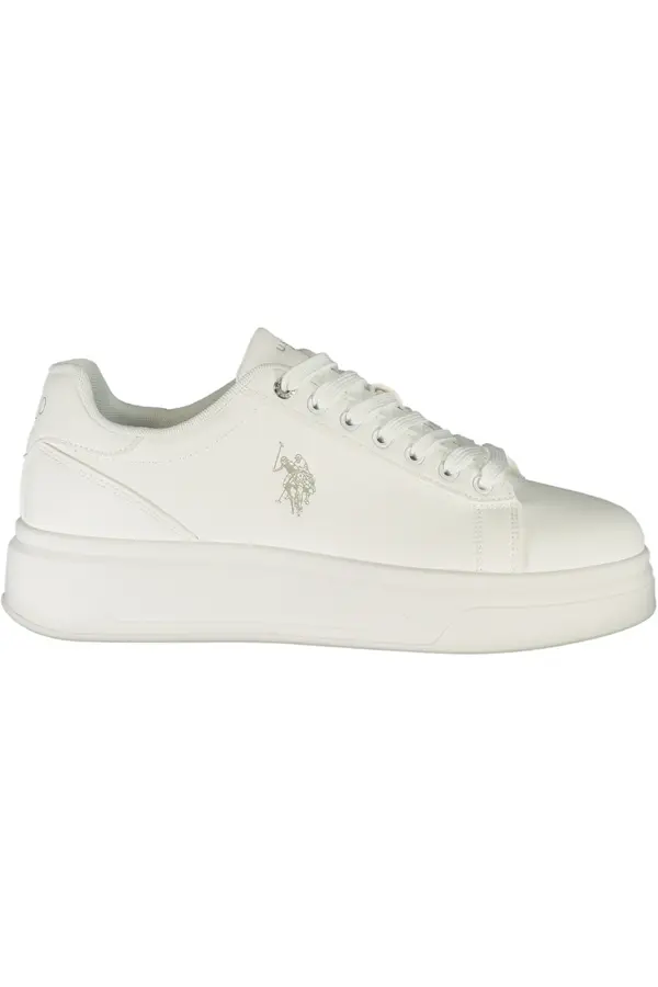 US Polo Assn Muške bijele niske tenisice