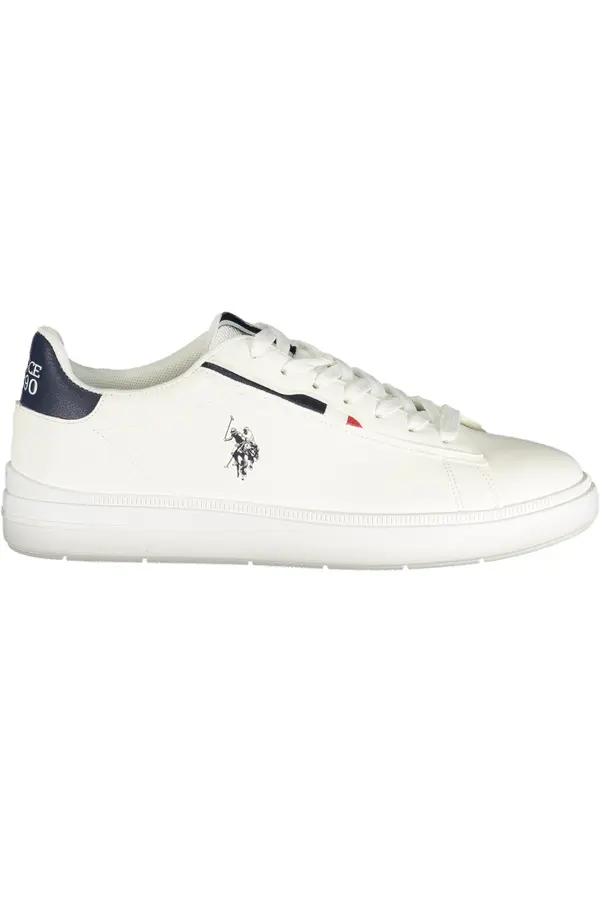 US Polo Assn Muške bijele niske tenisice