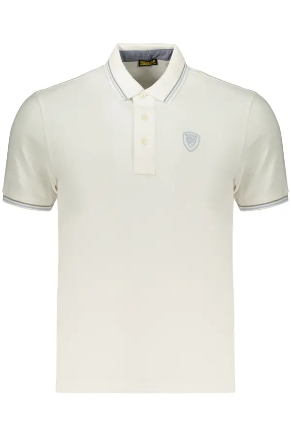 BLAUER APPAREL Muške bijele polo majice Blauer