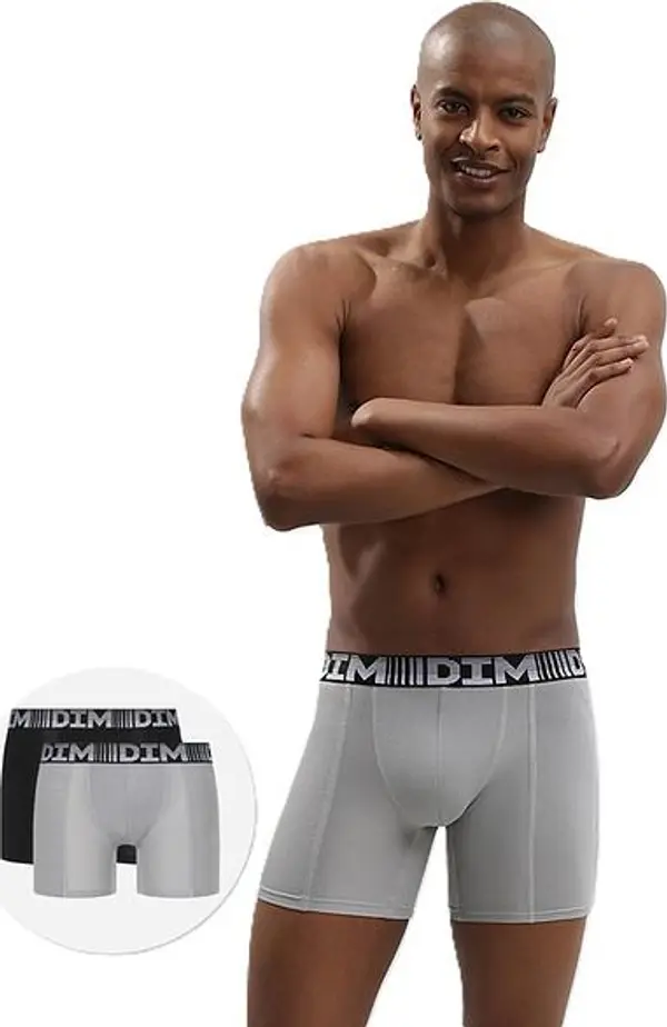 DIM Muške bokserice DIM 3D FLEX AIR LONG BOXER