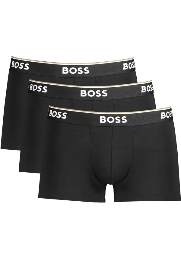 Boss Muške bokserice Hugo Boss 3PACK crne boje