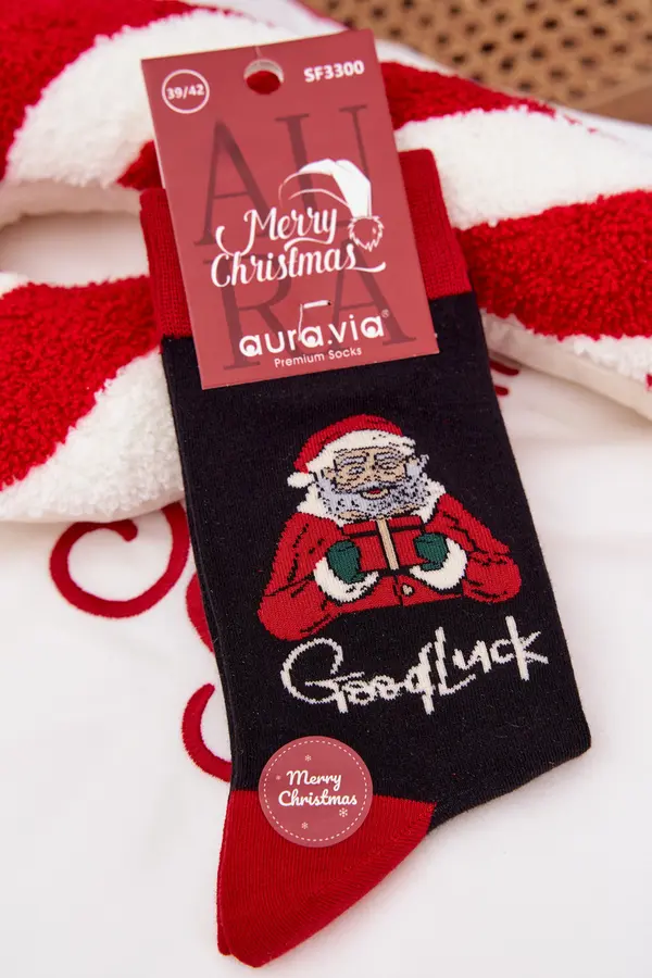 Aura.via Muške božićne čarape Aura.via
