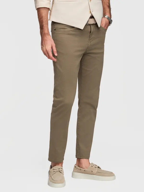 Ombre Muške chino hlače slim fit kroja