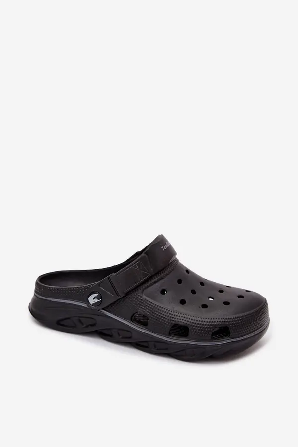 Boto Muške crne pjenaste papuče Leoniel