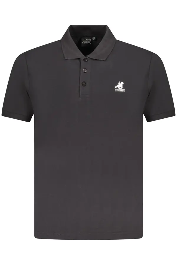 U.S. GRAND Muške crne polo majice