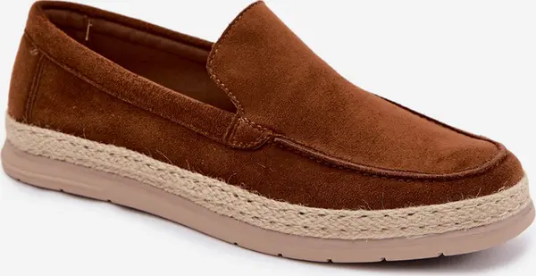 Boto Muške espadrile mokasine Camel Rexton