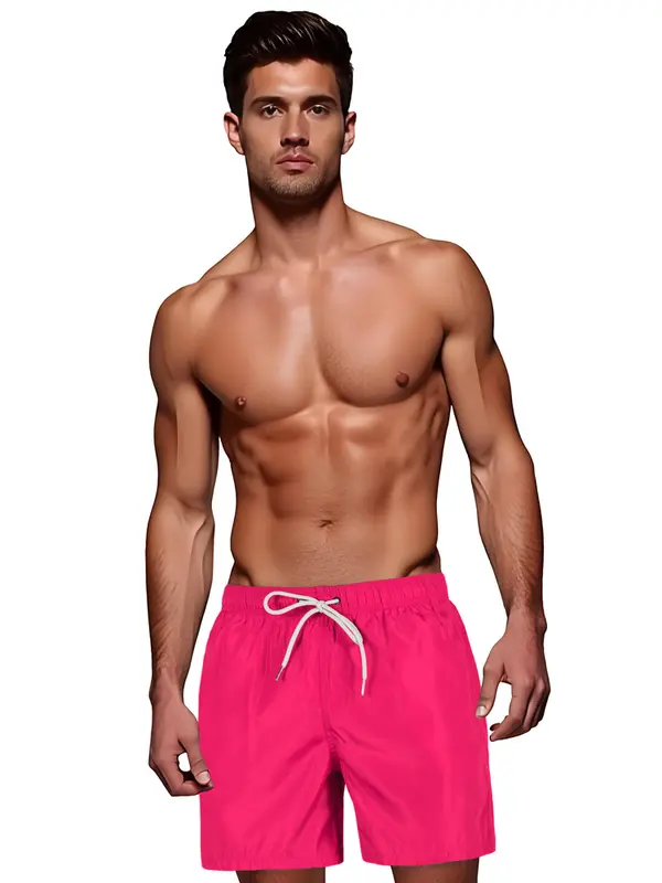 DStreet Muške fuksija kupaće hlače