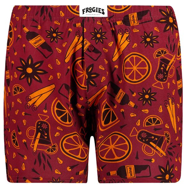 Frogies Muške gaćice Božićni punč - Žabe