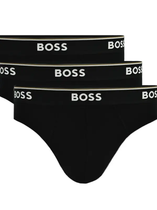 Boss Muške gaćice Hugo Boss 3PACK crne boje