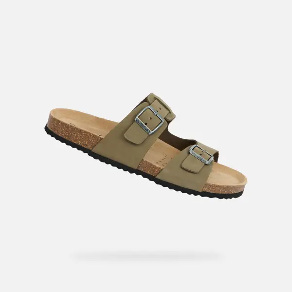 GEOX Muške japanke kaki boje Geox Ghita
