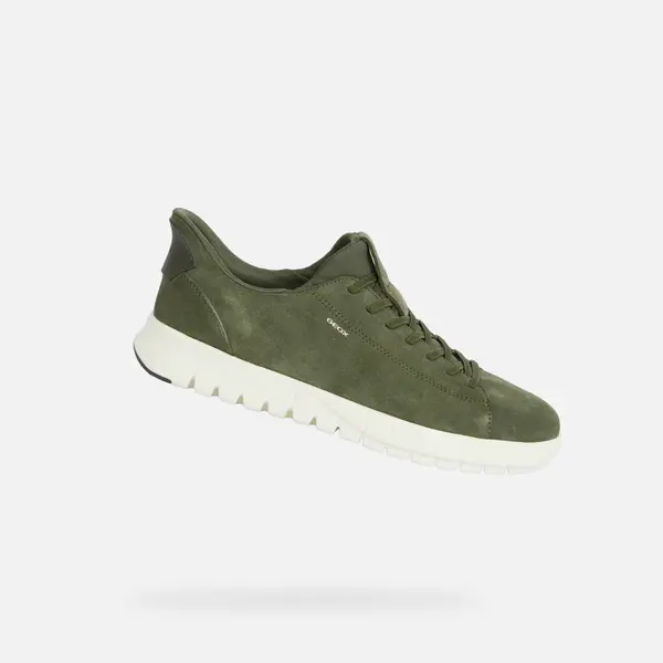 GEOX Muške kaki tenisice Geox Flextride Plus