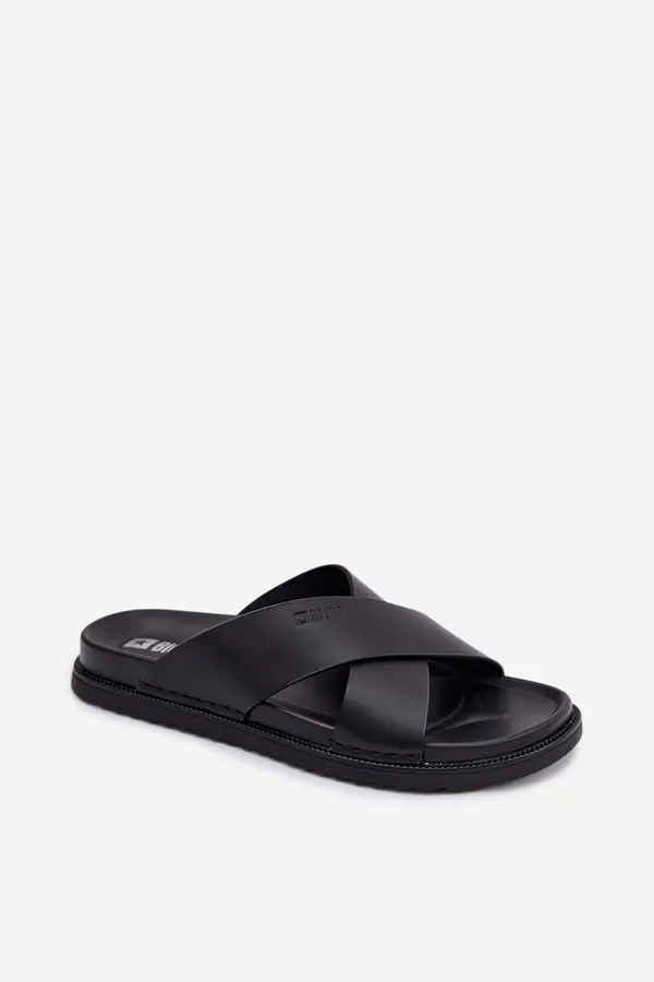 BIG STAR SHOES Muške kožne papuče Big Star