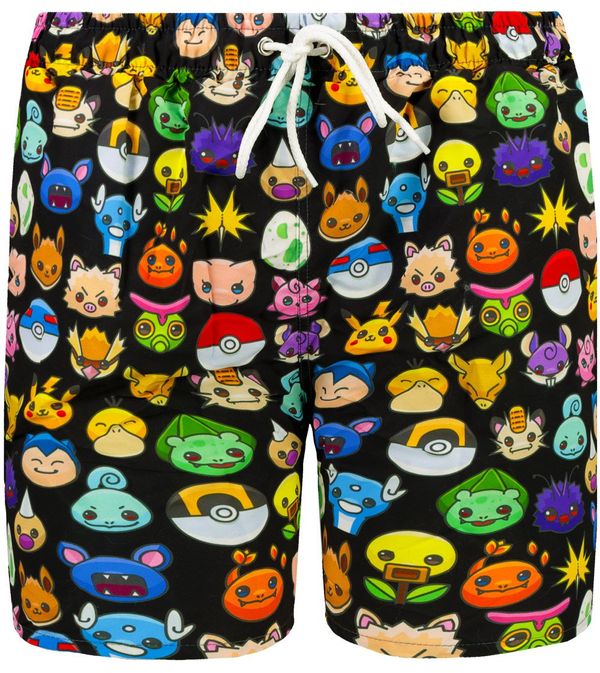 Mr. GUGU & Miss GO Muške kratke kupaće hlače Mr. GUGU & Miss GO POKEMOJI