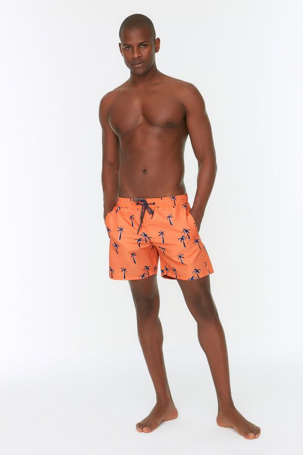 Trendyol Muške kupaće hlače Trendyol Palm tree