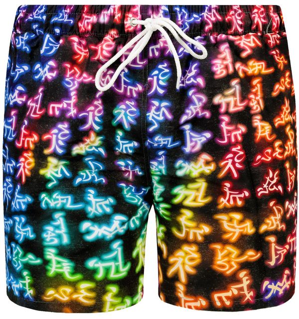 Mr. GUGU & Miss GO Muške kupaće kratke hlače Mr. GUGU & Miss GO LOVE SIGNS