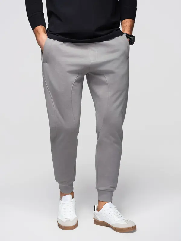Ombre Muške Ombre BASIC trenirke - sive