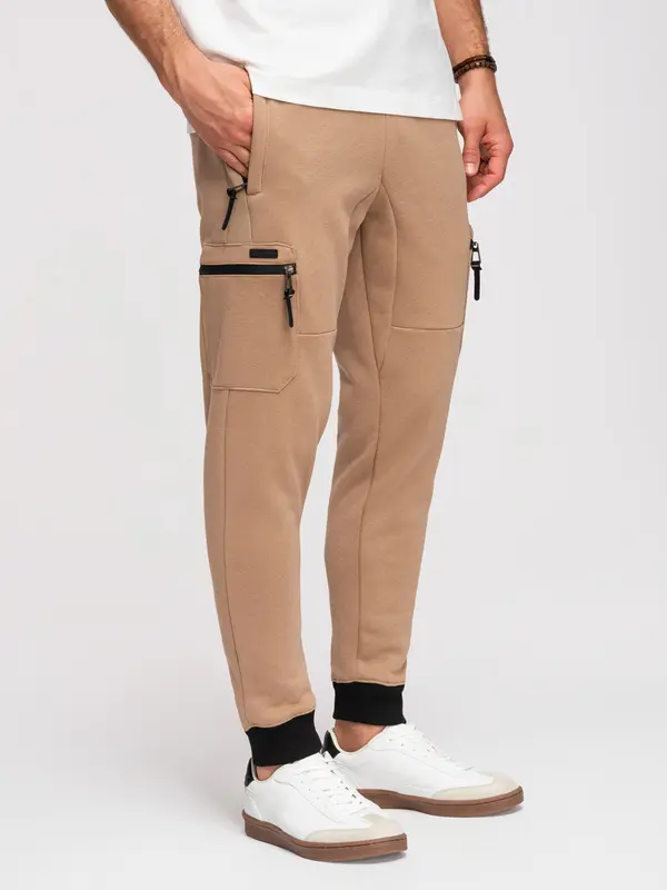 Ombre Muške ombre joggers hlače s džepovima