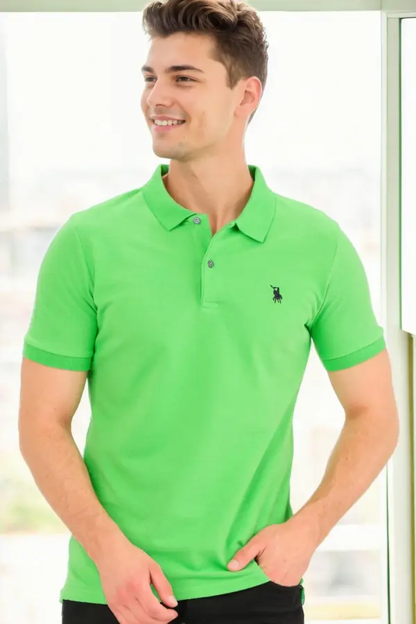 dewberry Muške polo majice Dewberry, zelene