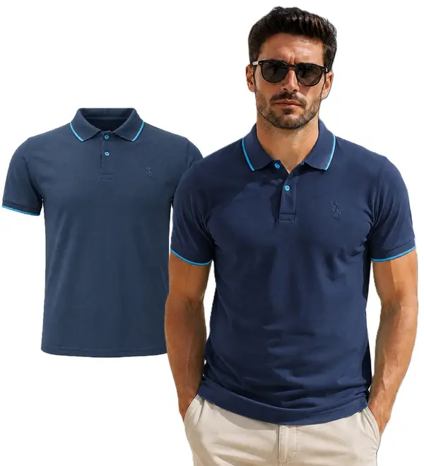 Lion Muške polo majice Lav - ID10132, plave