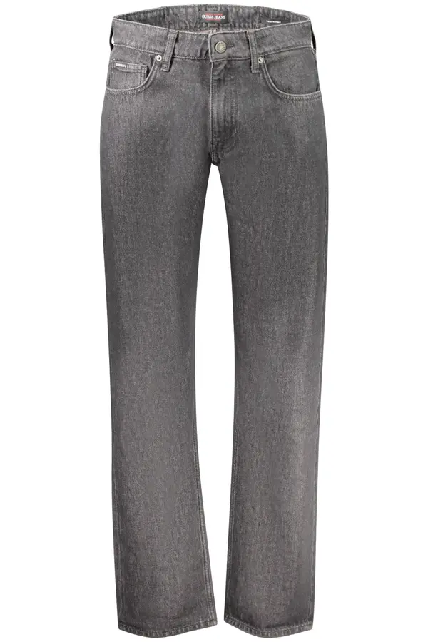 GUESS JEANS Muške ravne traperice sive boje