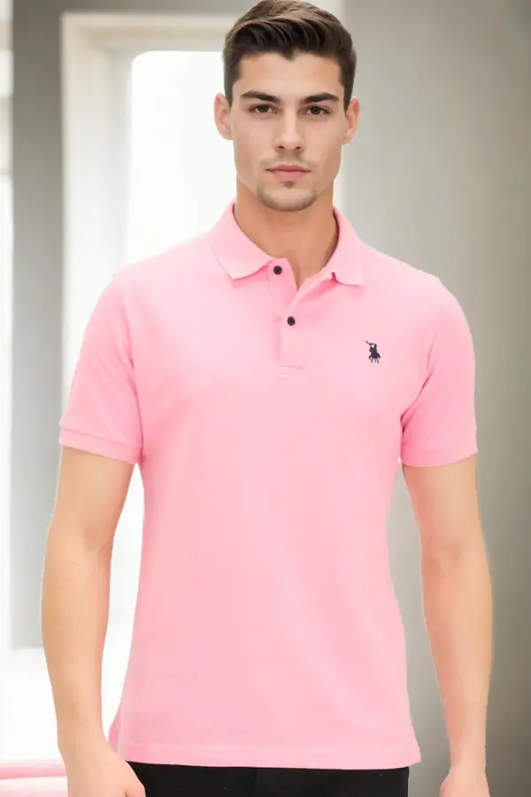 dewberry Muške ružičaste polo majice Dewberry