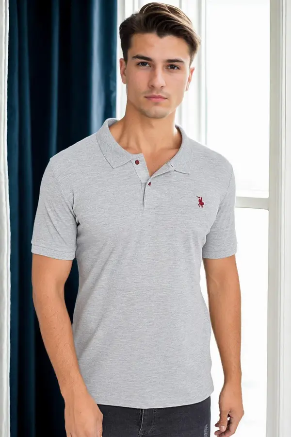 dewberry Muške sive polo majice Dewberry