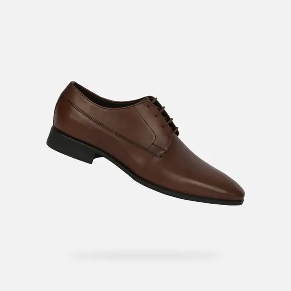 GEOX Muške smeđe formalne cipele Geox Omo High Life