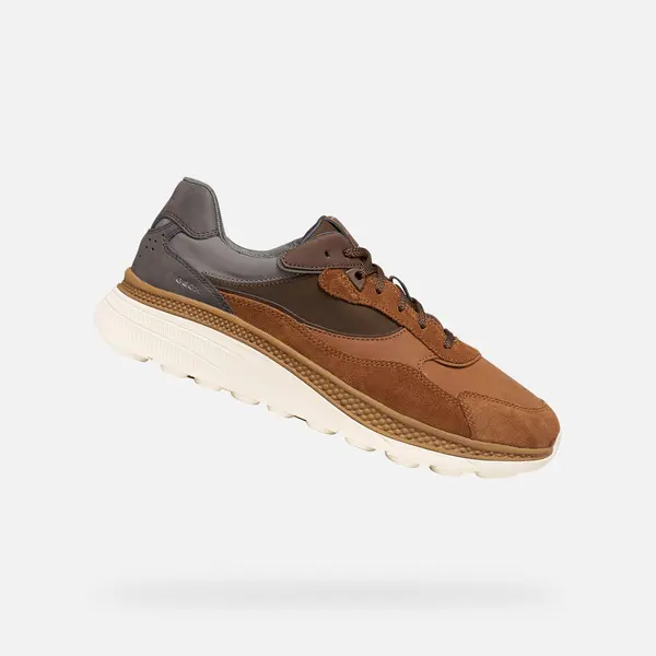 GEOX Muške smeđe tenisice Geox Spherica Actif X1
