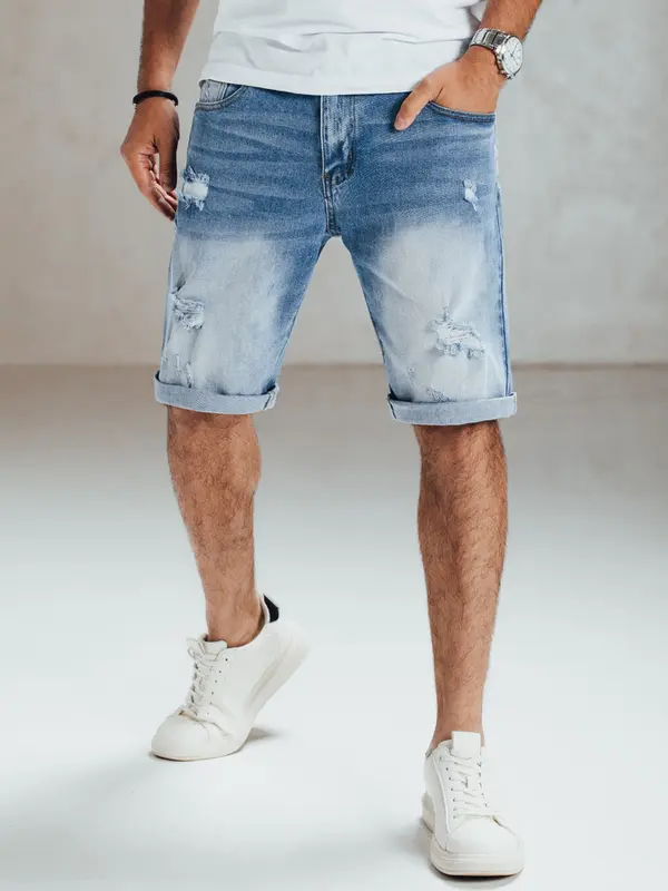 DStreet Muške traper kratke hlače s ispranim efektom