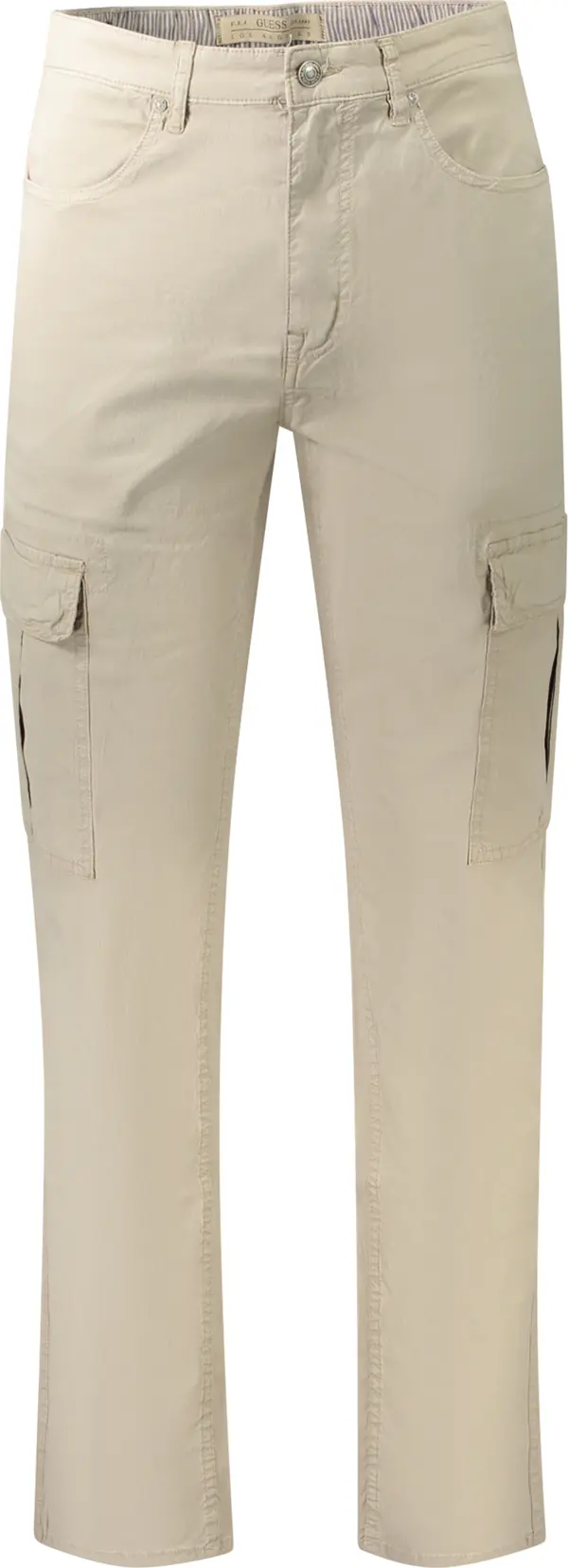 GUESS JEANS Muške zelene hlače s džepovima GUESS