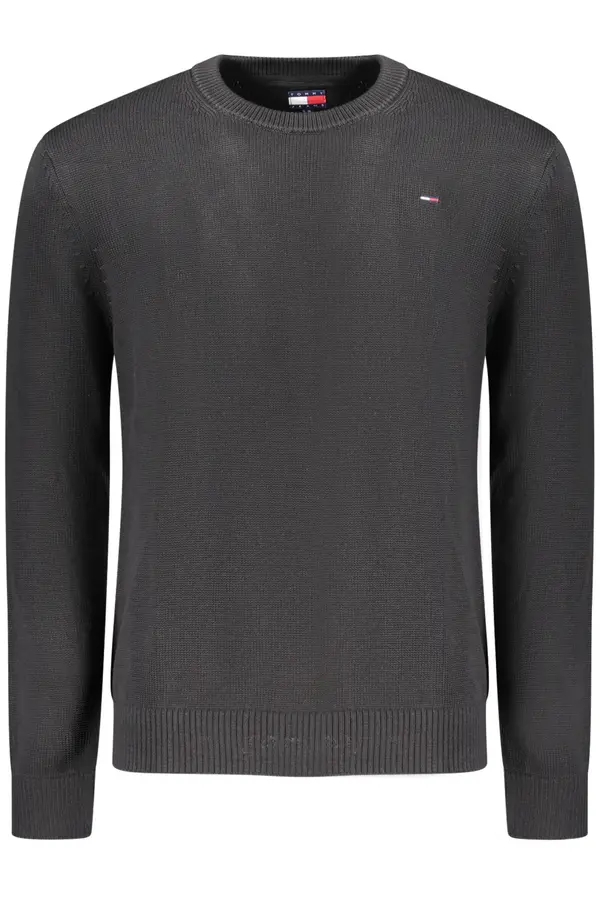 Tommy Hilfiger Jeans Muški crni džemper