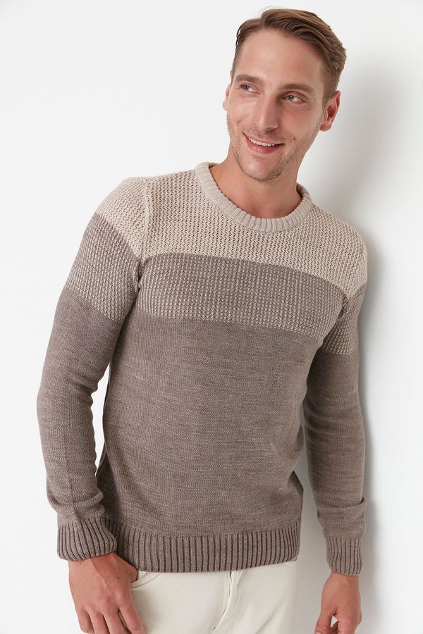 Trendyol Muški džemper Trendyol Color Block