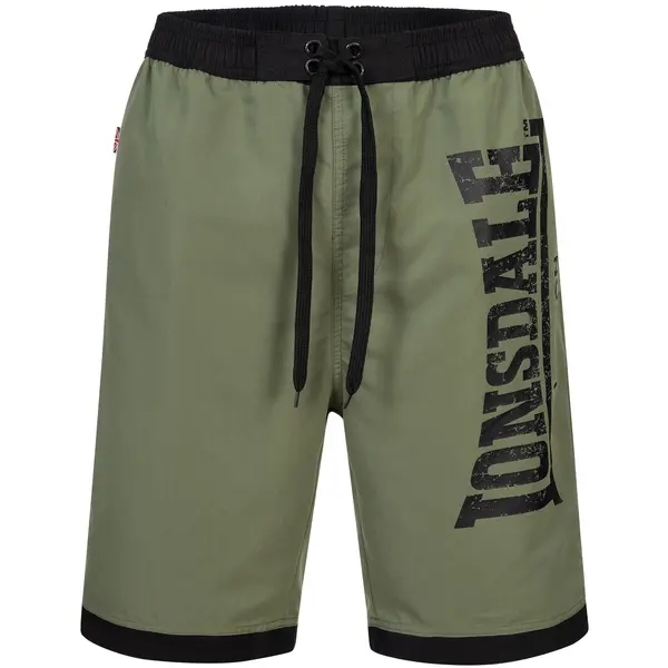 Lonsdale Muški kupaći kostim Lonsdale 113268-Black/Olive